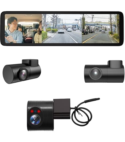 Amazon | 『コムテック ミラー型ドライブレコーダー ZDR048』と『駐車